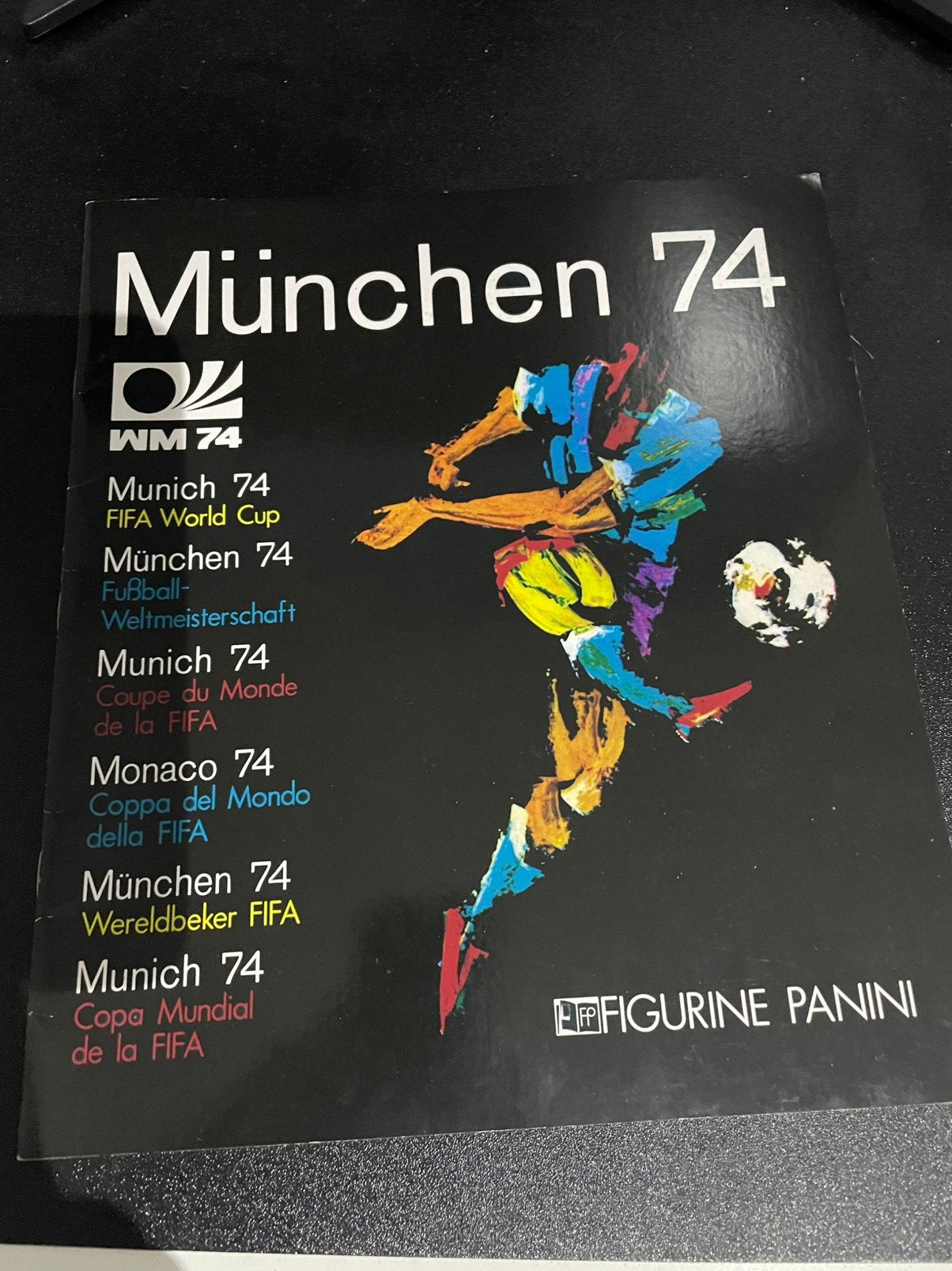 Album panini wereldbeker 1974 Duitsland, Ophalen of Verzenden, Zo goed als nieuw, Stickers en Plaatjes