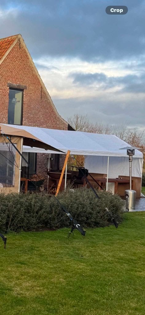 party tent 3x9, Ophalen, Gebruikt, Opvouwbaar, Partytent