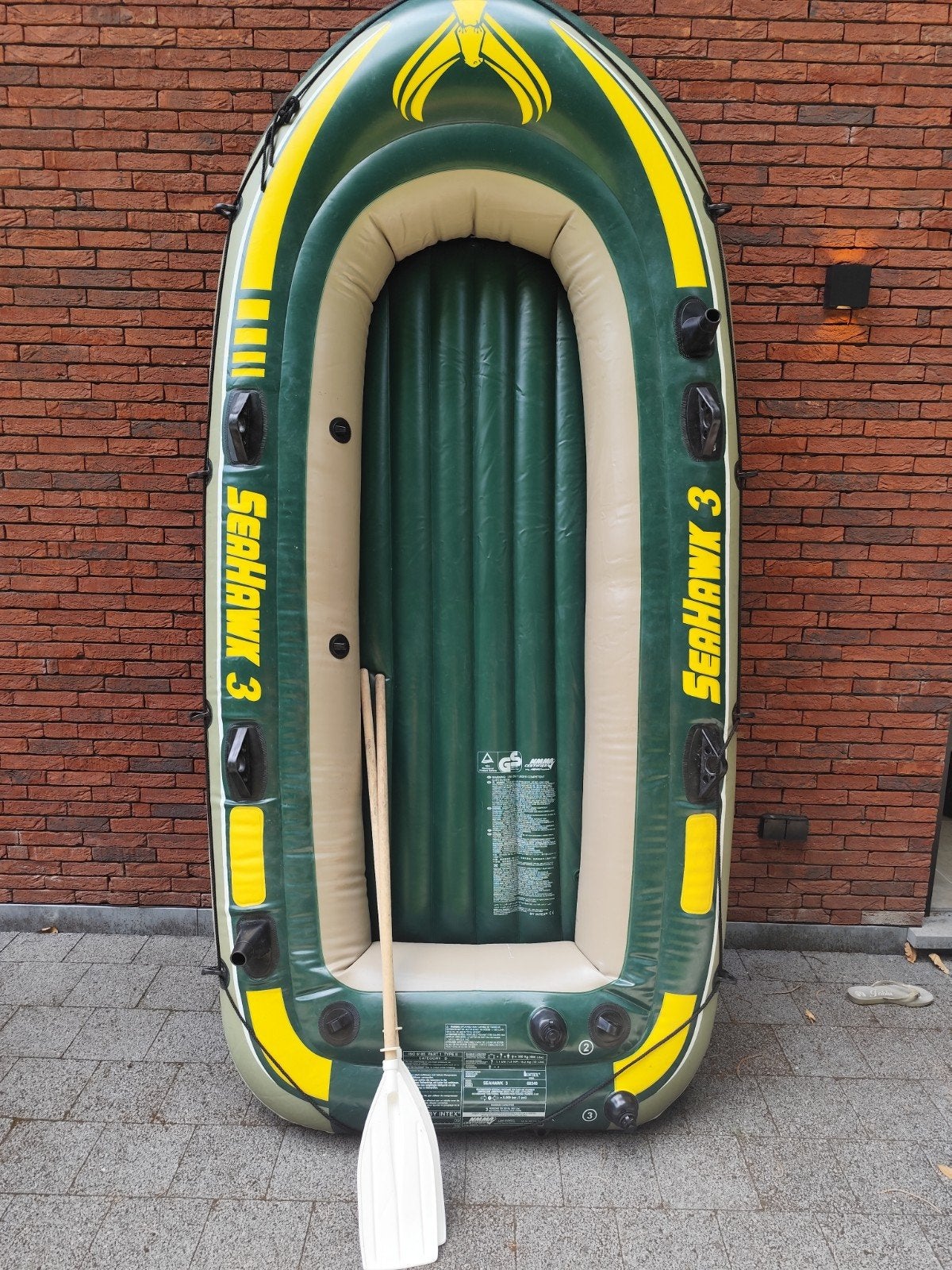 Opblaasboot Intex Seahawk 3, Enlèvement