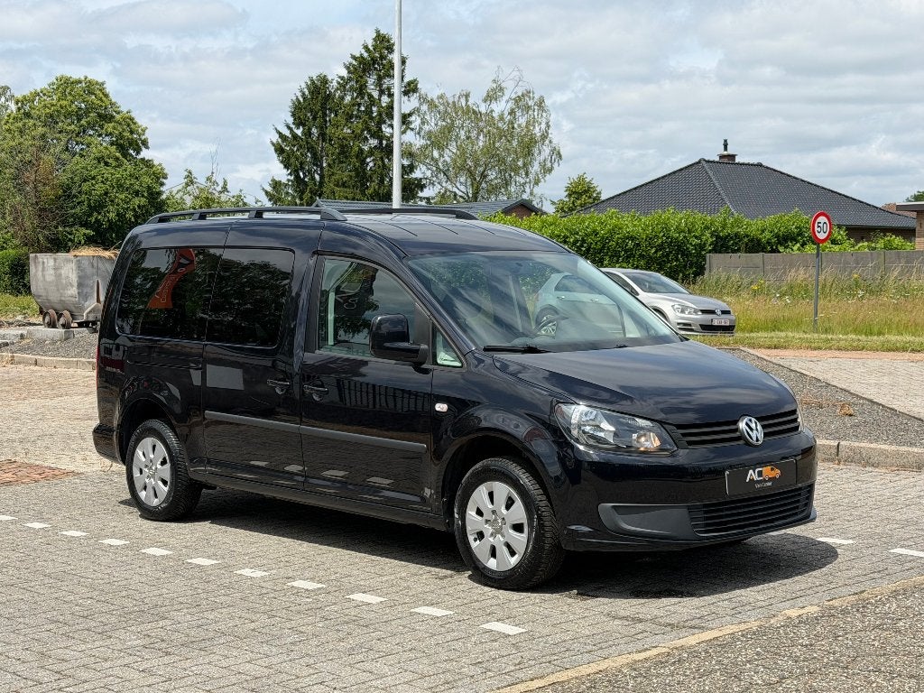 ✅VW Caddy Maxi 1.6TDI Lichte vracht/Airco/GARANTIE/Trekhaak, Autos, Volkswagen, Achat, 6 portes, Entreprise, Garantie prolongée