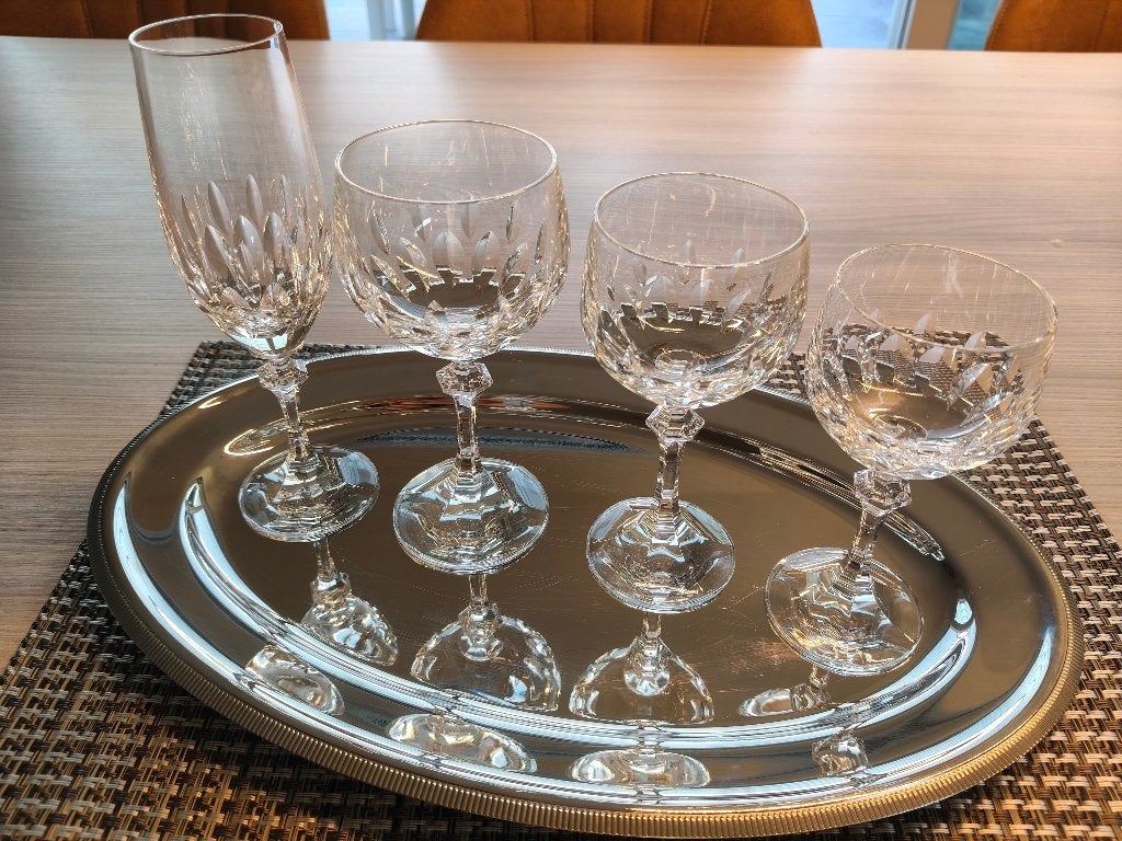 Glazenset (per 4) Echt Bleikristall Zwiesel Glas, Antiek en Kunst, Ophalen
