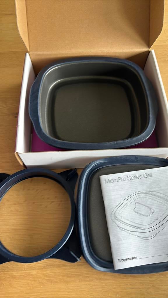 Tupperware micropro grill, Enlèvement, Comme neuf