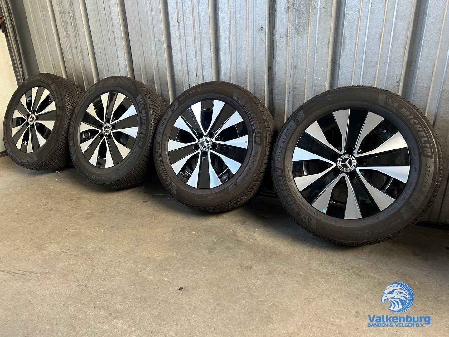 6-7mm! Originele Mercedes Vito V-klasse W447 EQV TPMS 17 inc, Pneus et Jantes, Pneus hiver, 17 pouces, -