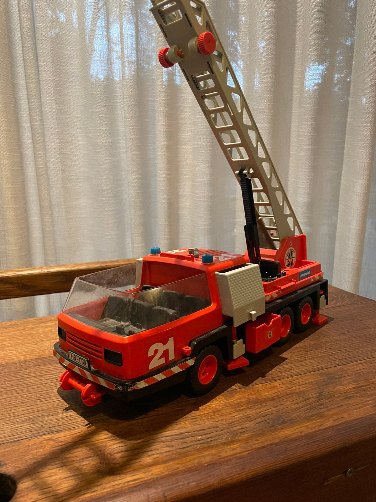 Playmobil brandweerwagen, Ophalen, Gebruikt, Overige series, Voertuig
