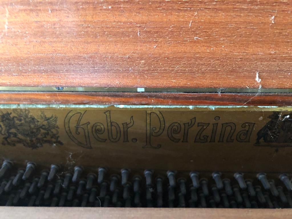Buffetpiano, Ophalen, Gebruikt, Bruin