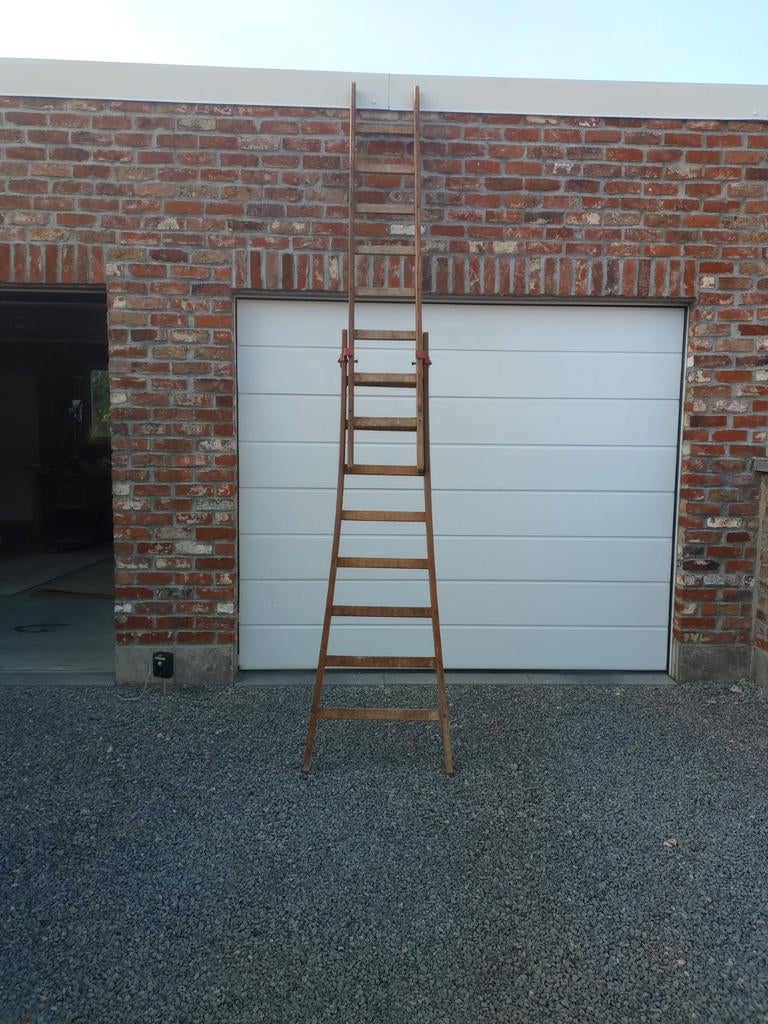 Échelle coulissante en bois, 2 à 4 mètres, Pliable ou rétractable/escamotable, Échelle, Enlèvement