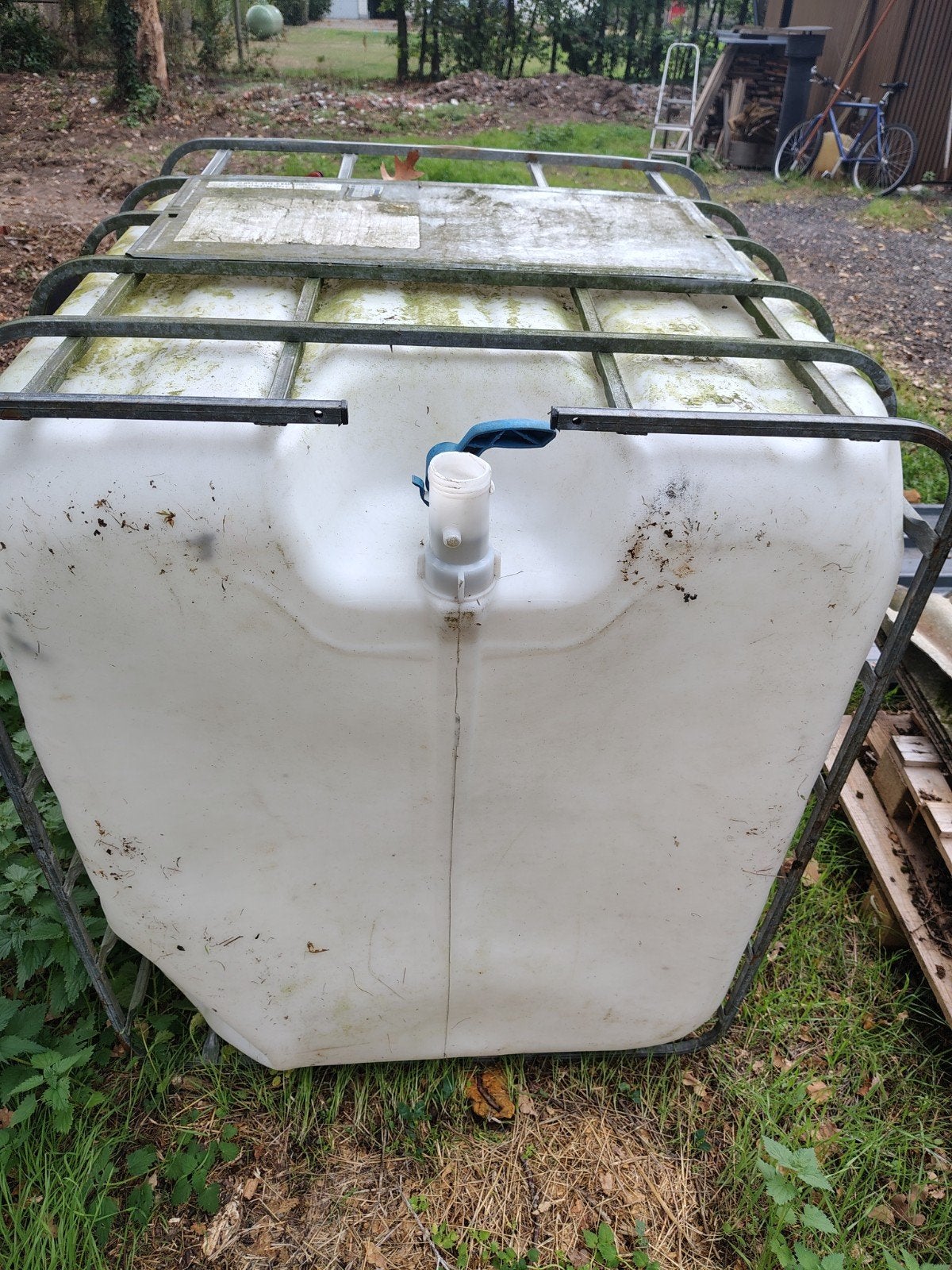 ibc regenton, Tuin en Terras, Ophalen, Gebruikt, Kunststof, Met kraantje