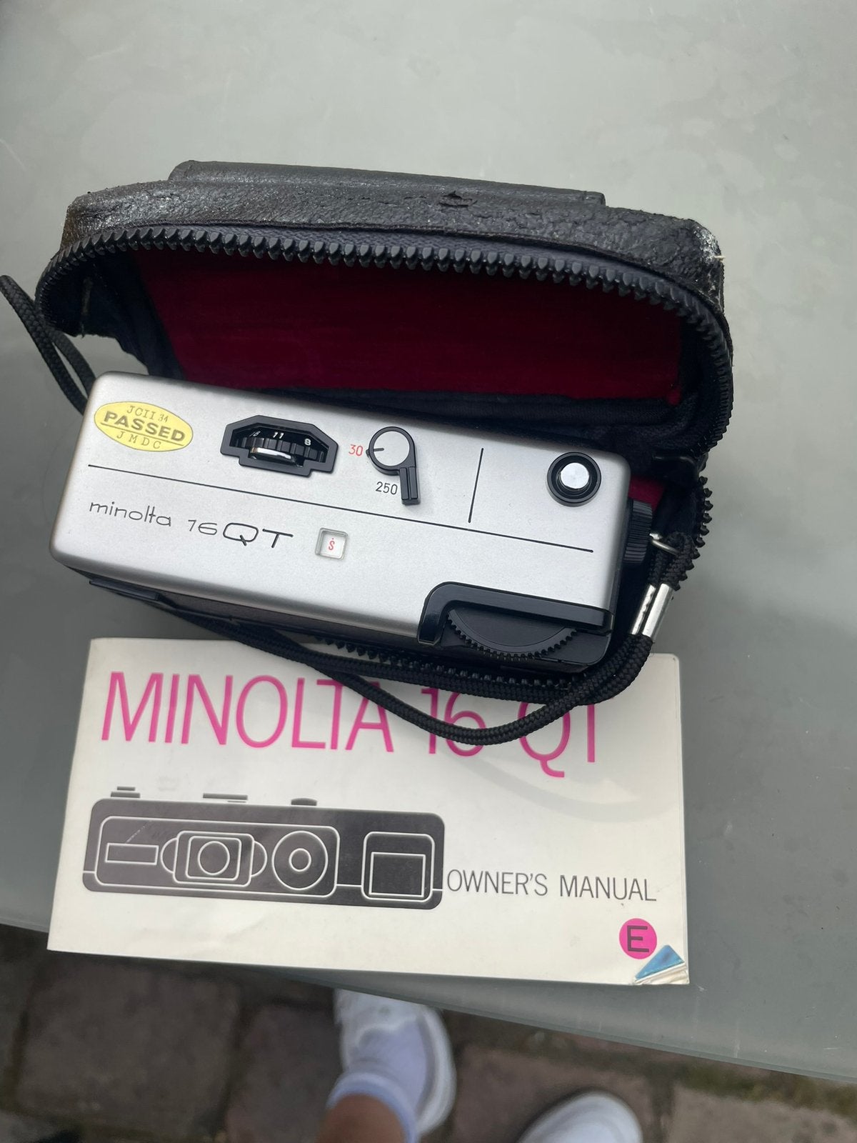 Minolta 16 QT subminiatuurcamera, Motoren, Ophalen of Verzenden, Zo goed als nieuw