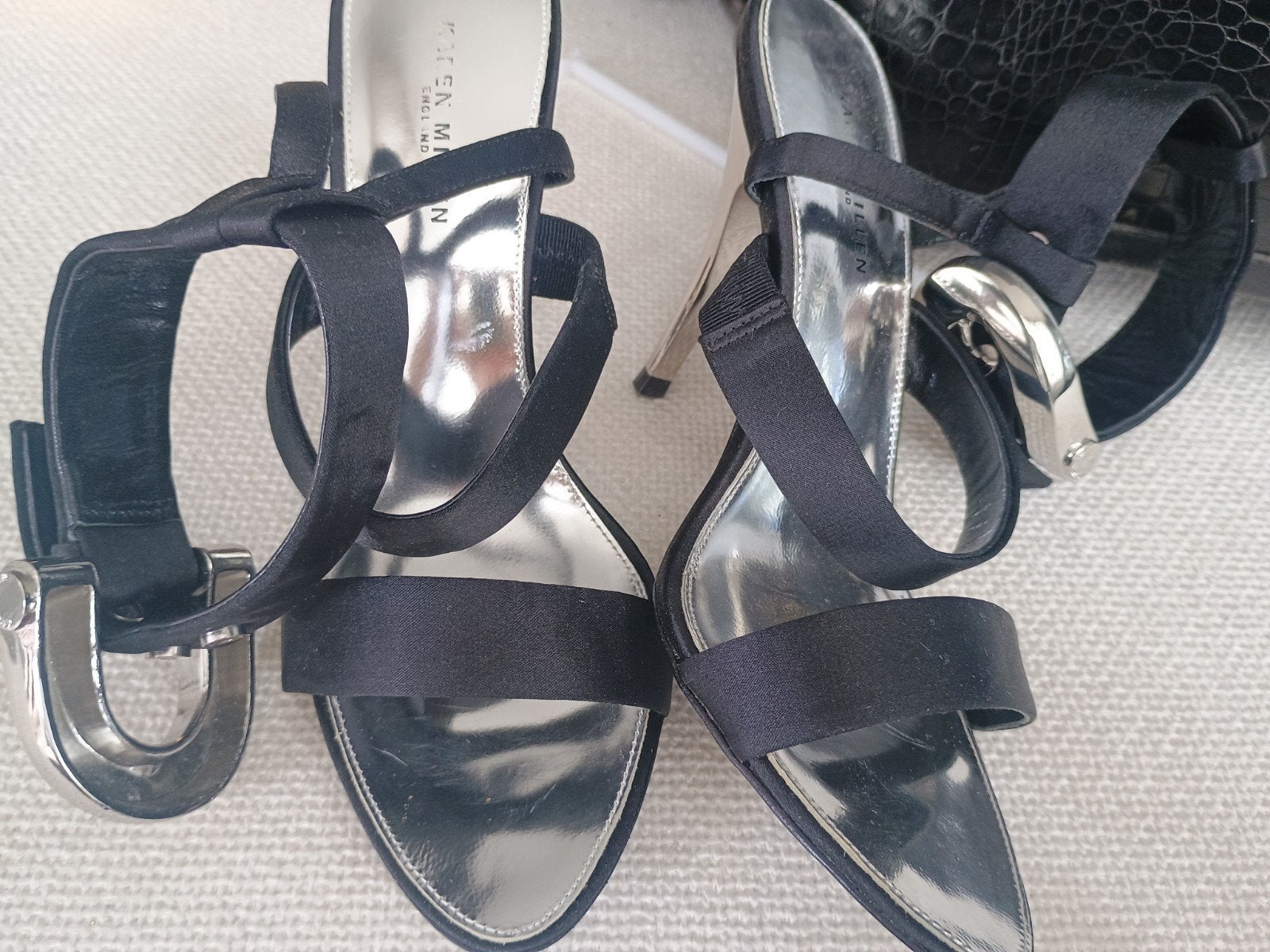 SLINGBACK KAREN MILLEN noir 36, Neuf, KAREN MILLEN, Enlèvement ou Envoi, Chaussures à haut talons