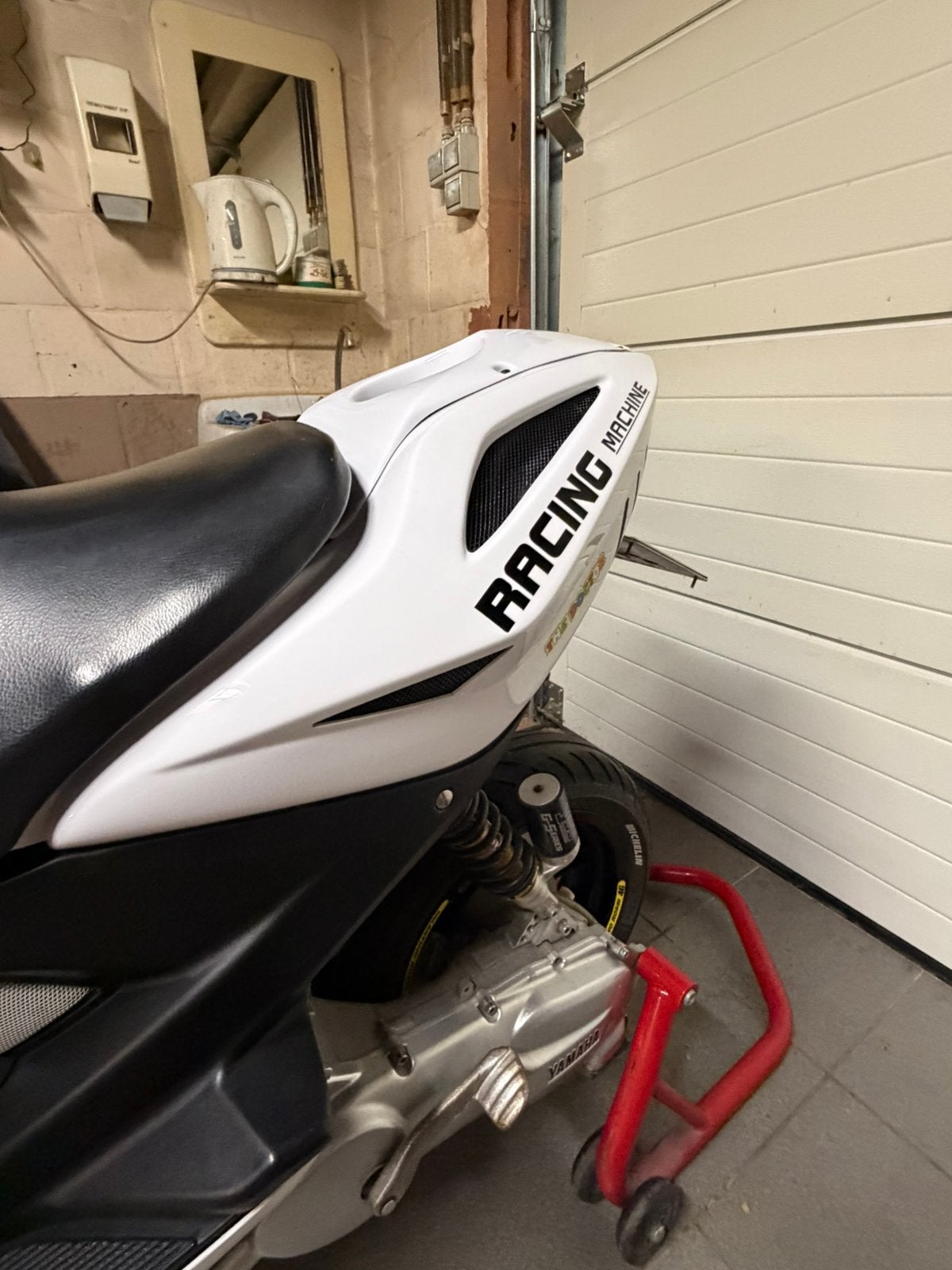 Aerox/Nitro BCD achterkappen set, Fietsen en Brommers, Ophalen, Zo goed als nieuw, Kap, Yamaha