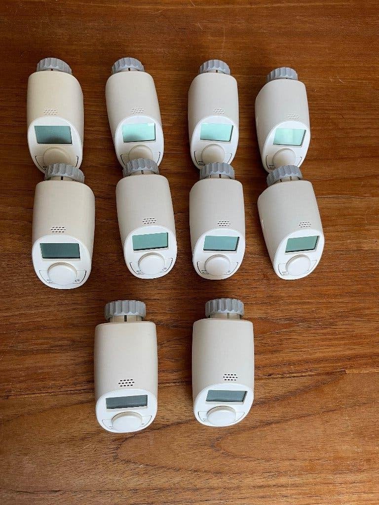 Lot de 10 thermostats de radiateur Eqiva modèle N, Enlèvement ou Envoi, Thermostat intelligent, Comme neuf
