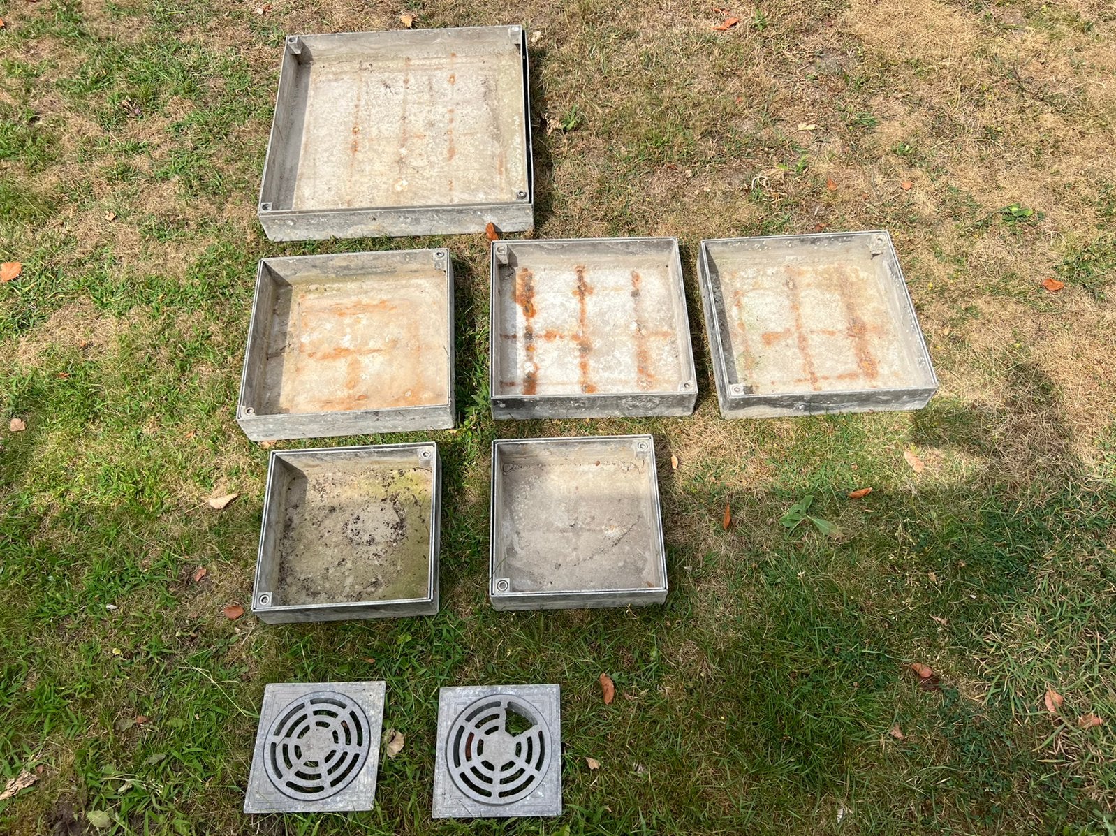 6 x Klinkerdeksel put deksel 30x30 40x40 en 60x60, Tuin en Terras, Tegels en Klinkers, Ophalen, Gebruikt, Overige materialen, Klinkers