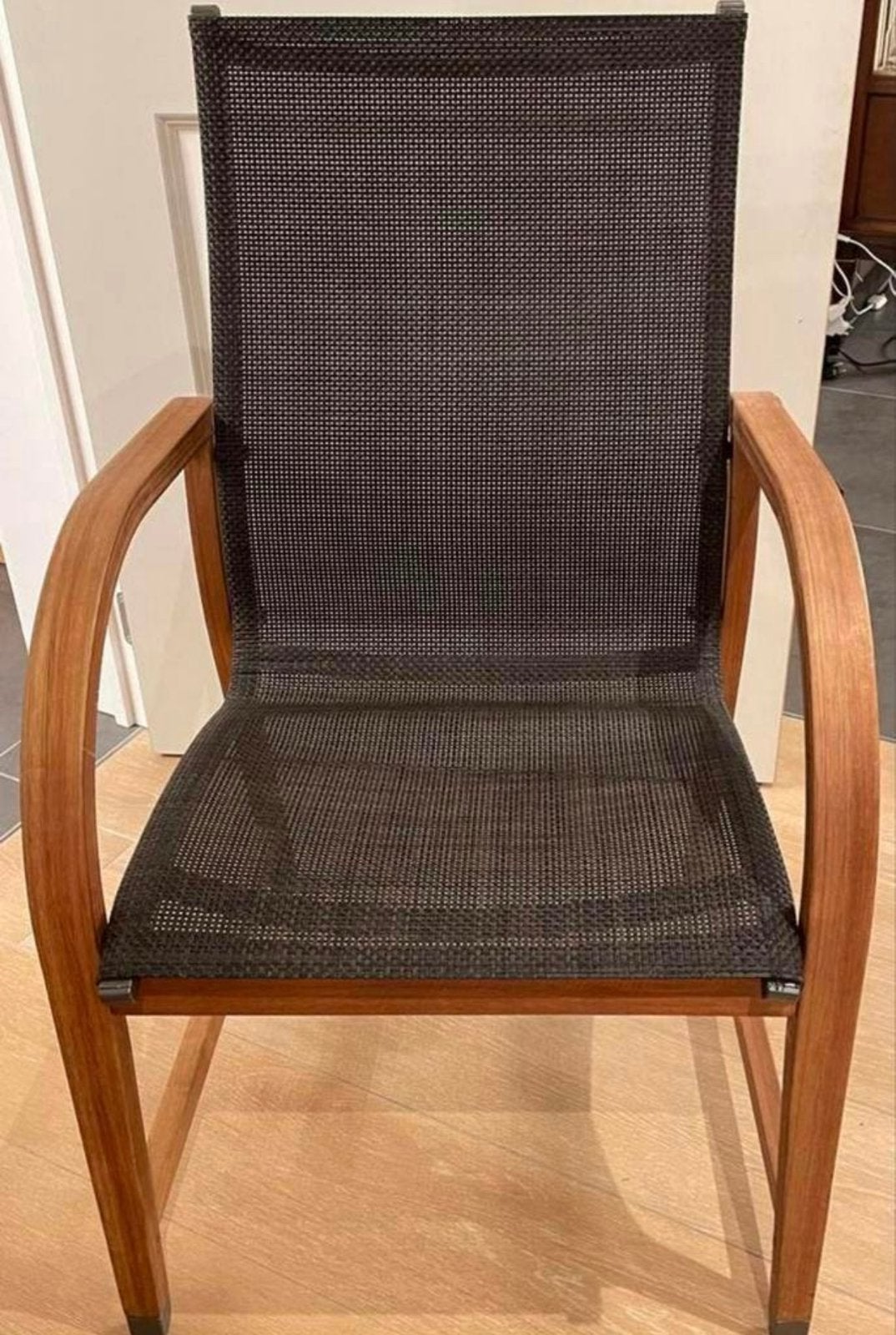 4 chaises de jardin en Teck  55€/chaise, Jardin & Terrasse, Enlèvement, Neuf, Aluminium