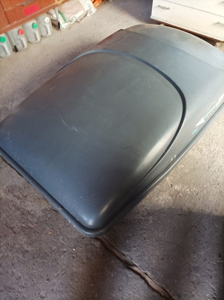 dakkoffer met dakdragers, Auto diversen, Dakkoffers, Ophalen, Gebruikt