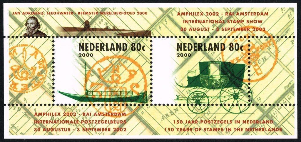 NVPH 1926 – blaadje Amphilex – 2000 - postfris XXX, Postzegels en Munten, Ophalen of Verzenden, Na 1940, Postfris