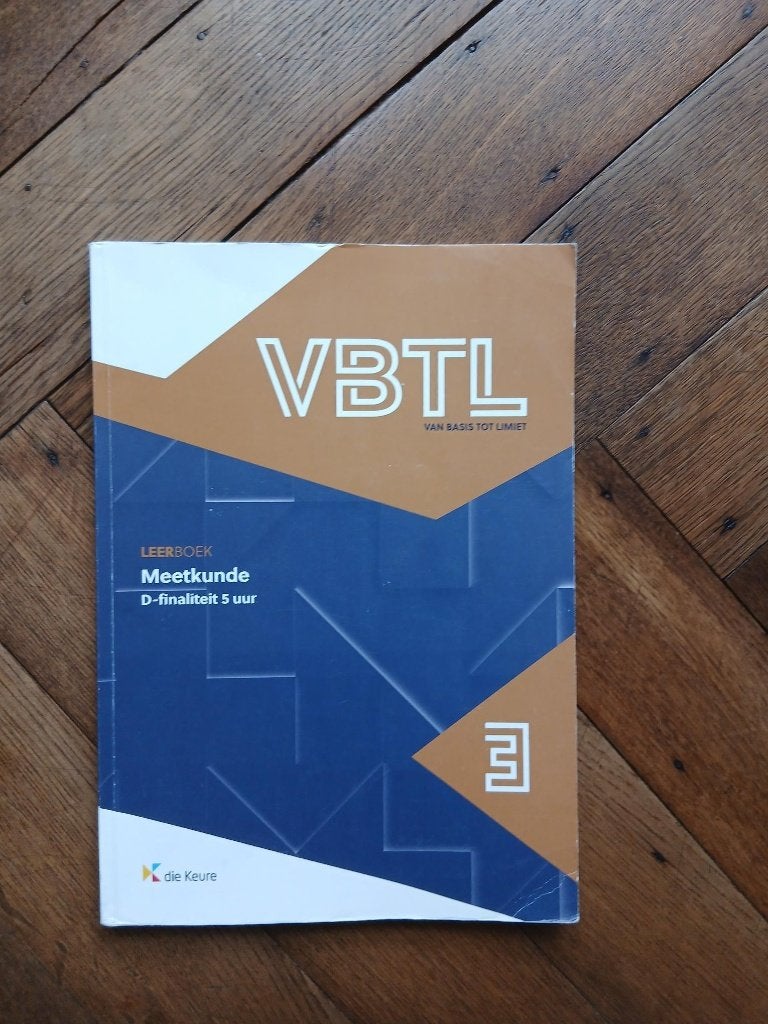 VBTL 3 Meetkunde D-finaliteit 5 uur, Boeken, Schoolboeken, ASO, Wiskunde A, Die keure, Ophalen