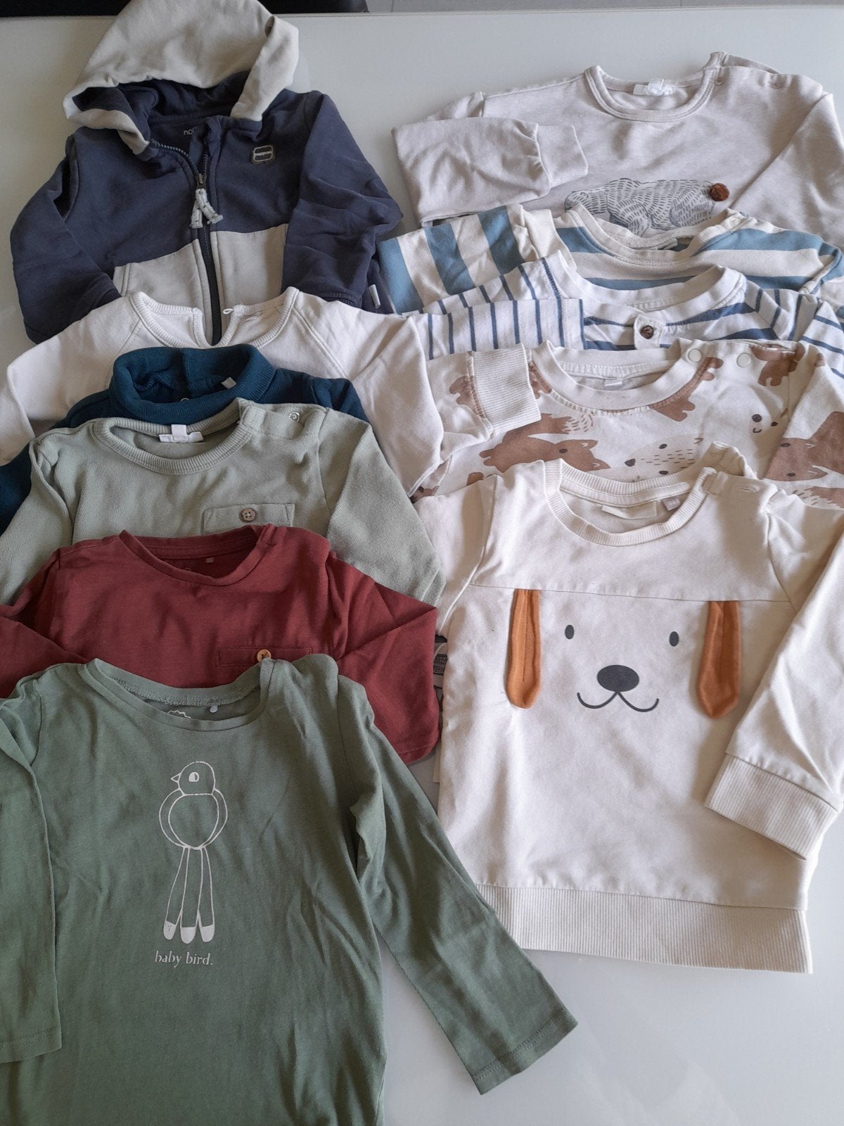 pakket jongenskleding maatje 86, Enfants & Bébés, Enlèvement, Utilisé, Garçon, Chemisette ou Manches longues
