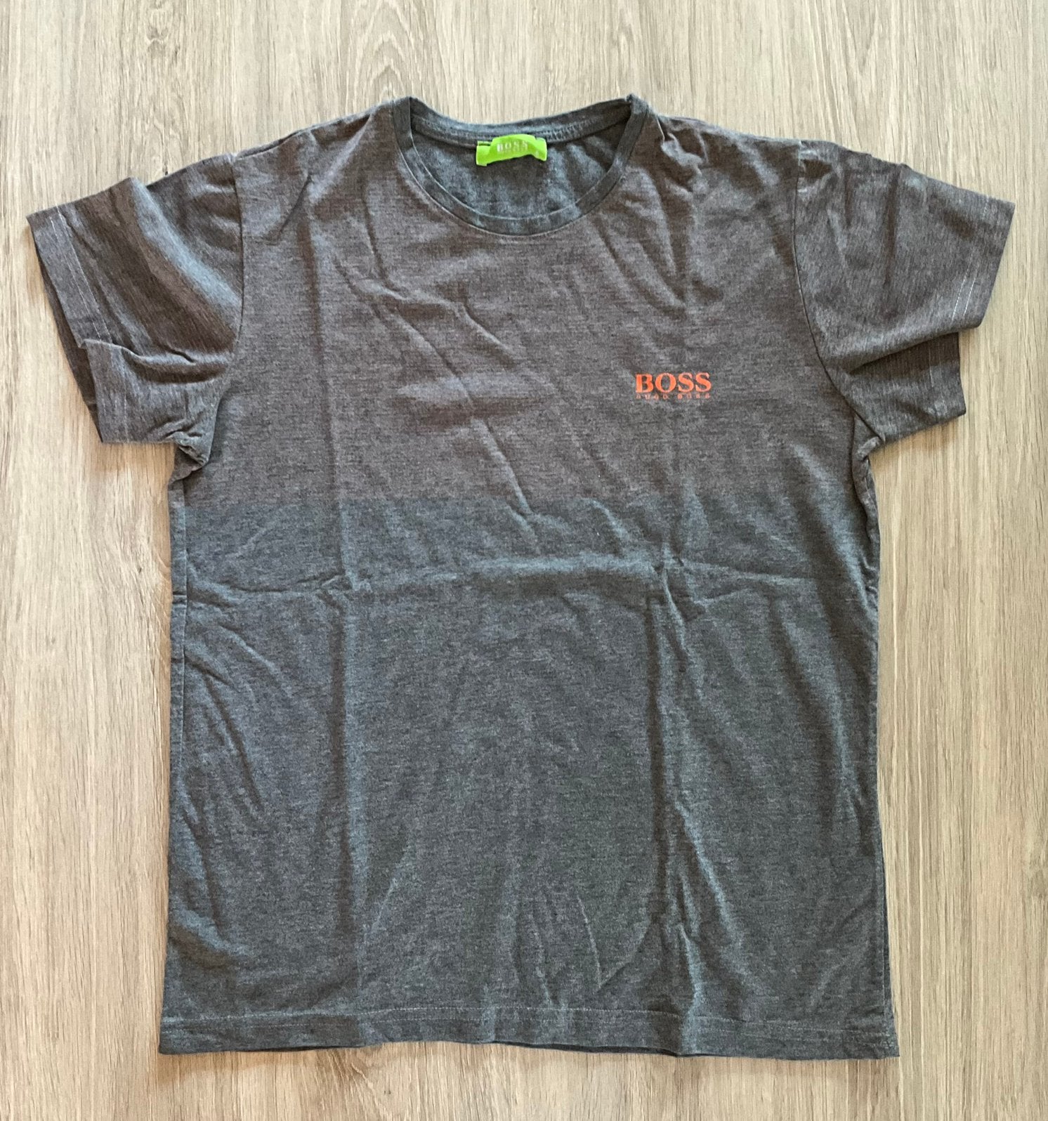 T-shirt BOSS Hugo Boss pour homme taille S gris, Enlèvement ou Envoi, Porté, Taille 46 (S) ou plus petite, Gris