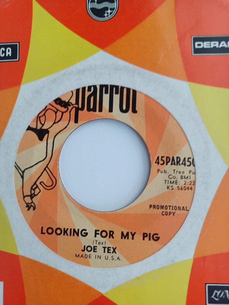 R&B 45: Joe Tex – Looking For My Pig, Cd's en Dvd's, Vinyl Singles, Gebruikt, Single, 1960 - 1969, R&B en Soul, 7 inch, Ophalen of Verzenden