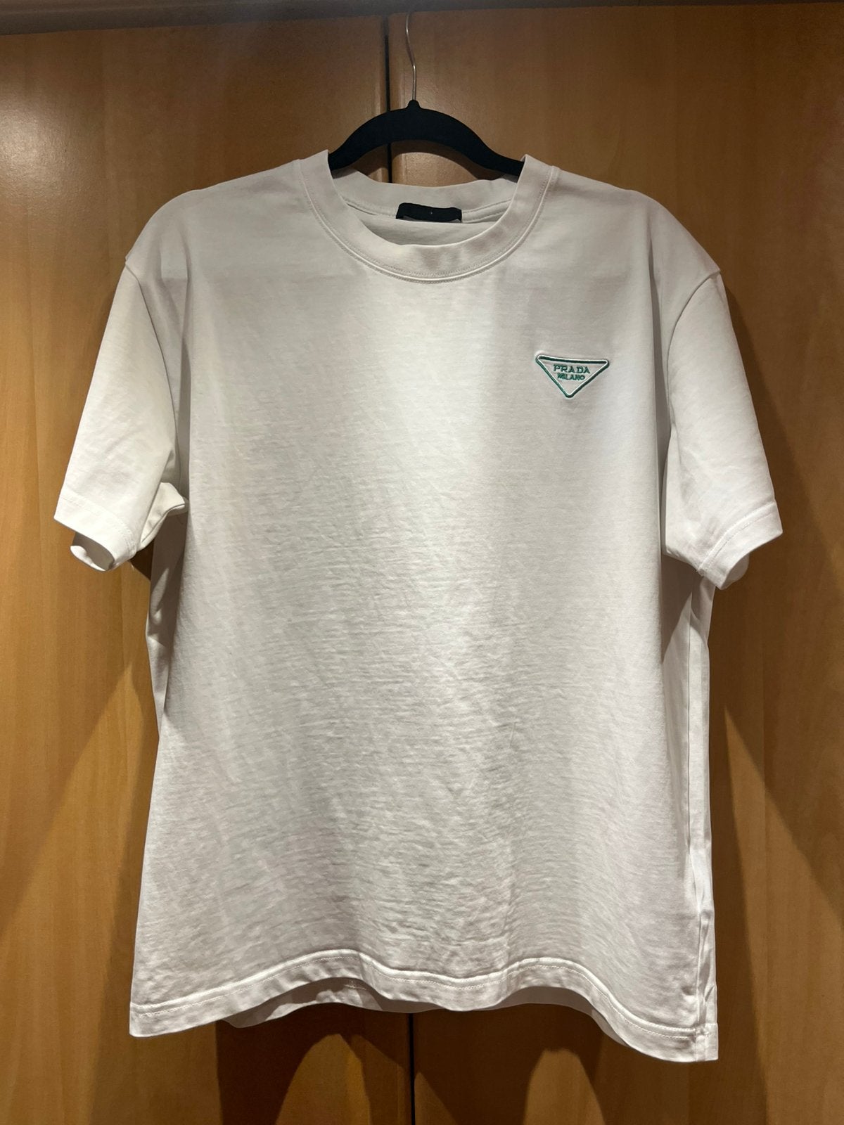 T shirt Prada Milano, Kleding | Heren, T-shirts, Ophalen, Zo goed als nieuw, Wit