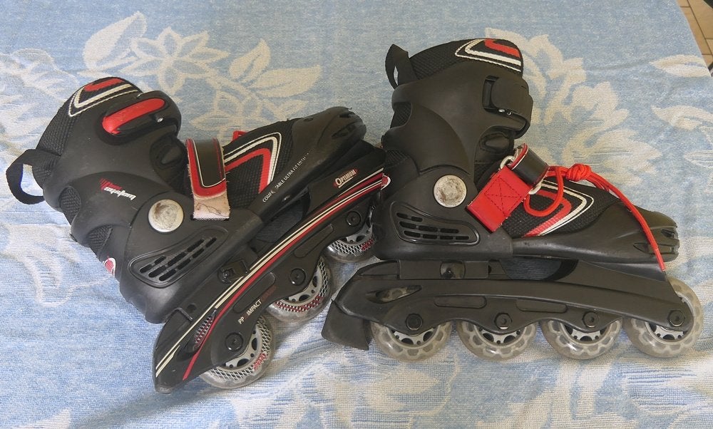 Skates, Sport en Fitness, Skeelers, Kinderen, Zo goed als nieuw, Inline skates 4 wielen, Ophalen