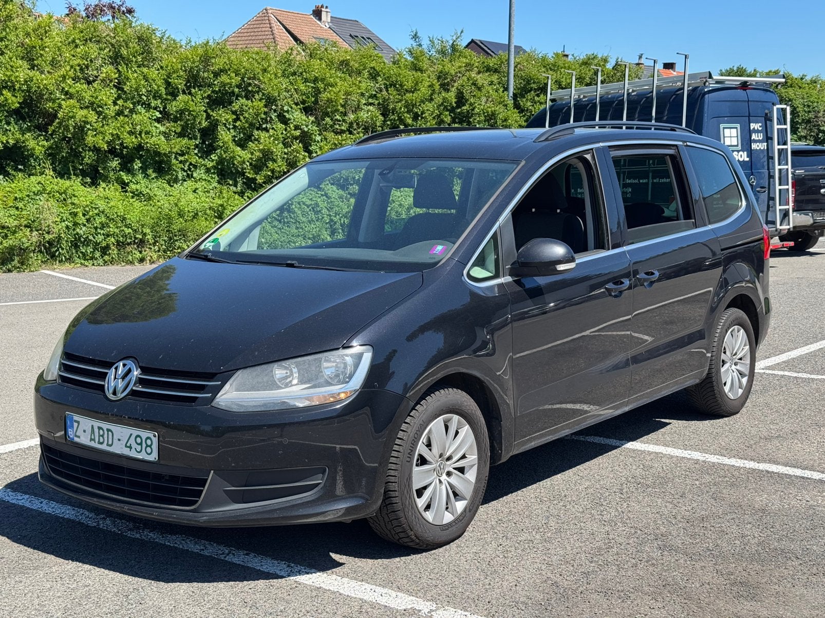 Volkswagen Sharan 2.0TDI *Navi*Pano*1ste eigenaar, Auto's, Volkswagen, Parkeersensor, Particulier, Te koop, Sharan