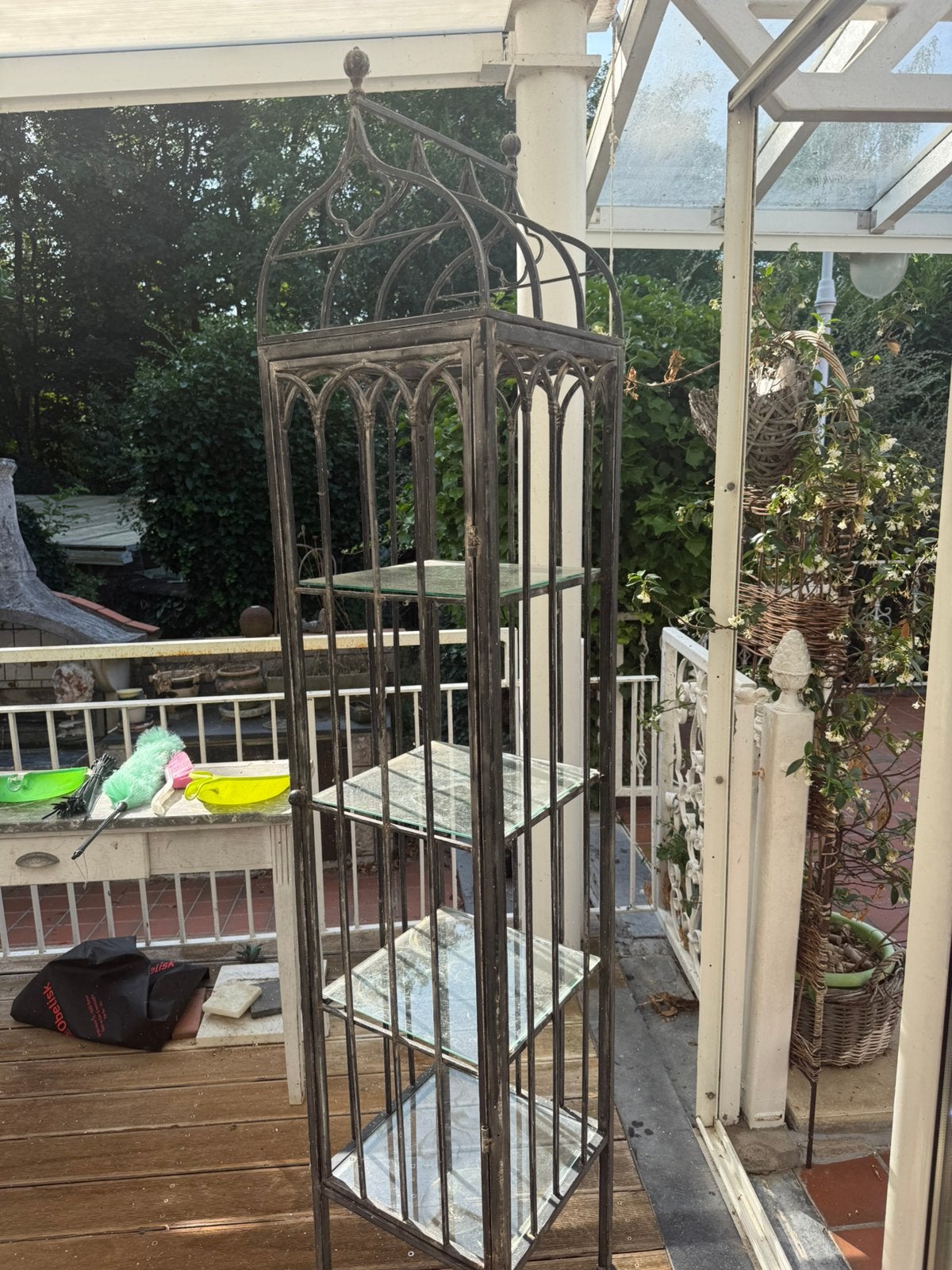 Metalen rek / serre, Tuin en Terras, Ophalen, Gebruikt