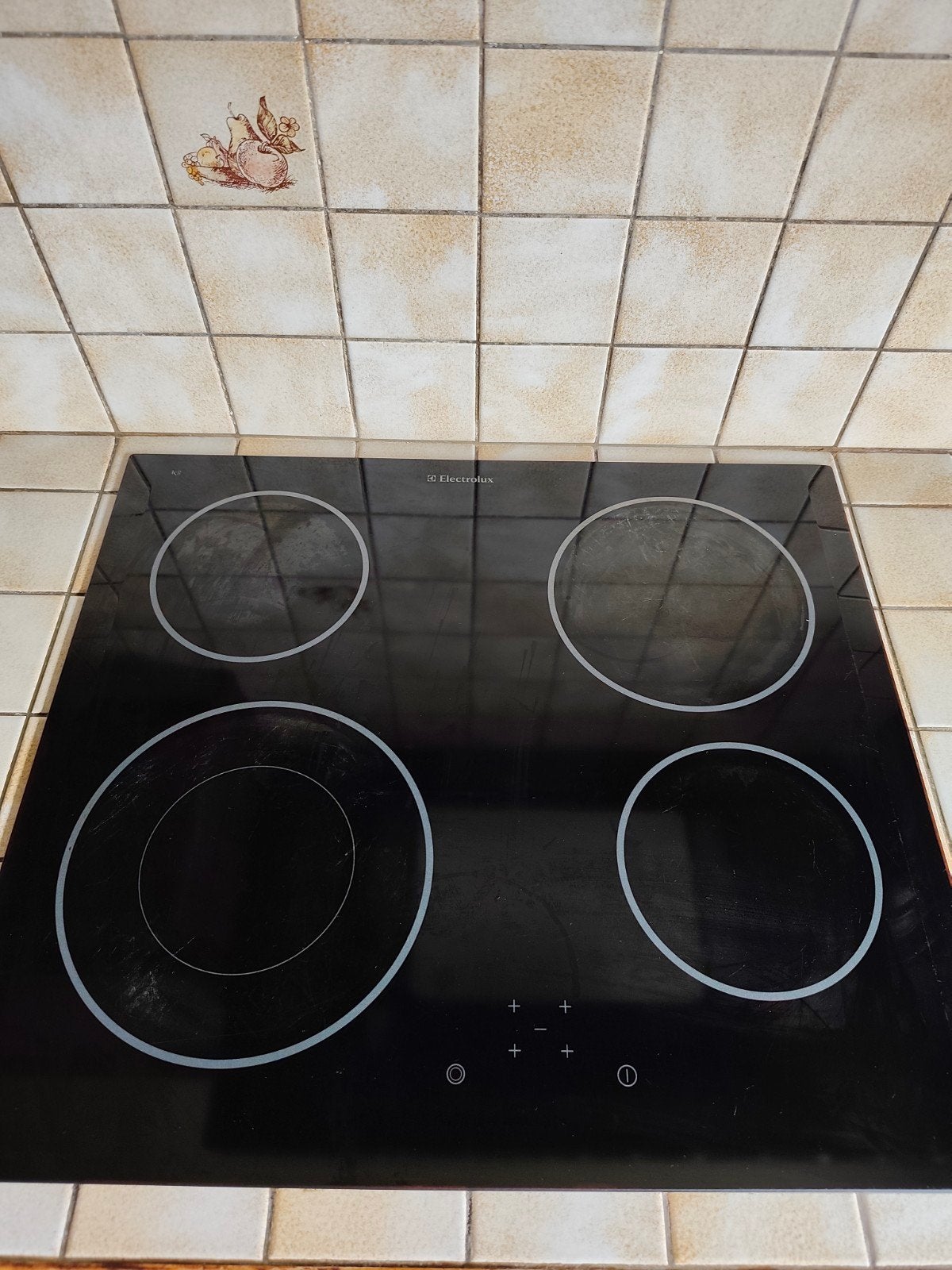 Vitrokeramische kookplaat Electrolux, Elektronische apparatuur, Ophalen, Gebruikt, Elektrisch, 4 kookzones