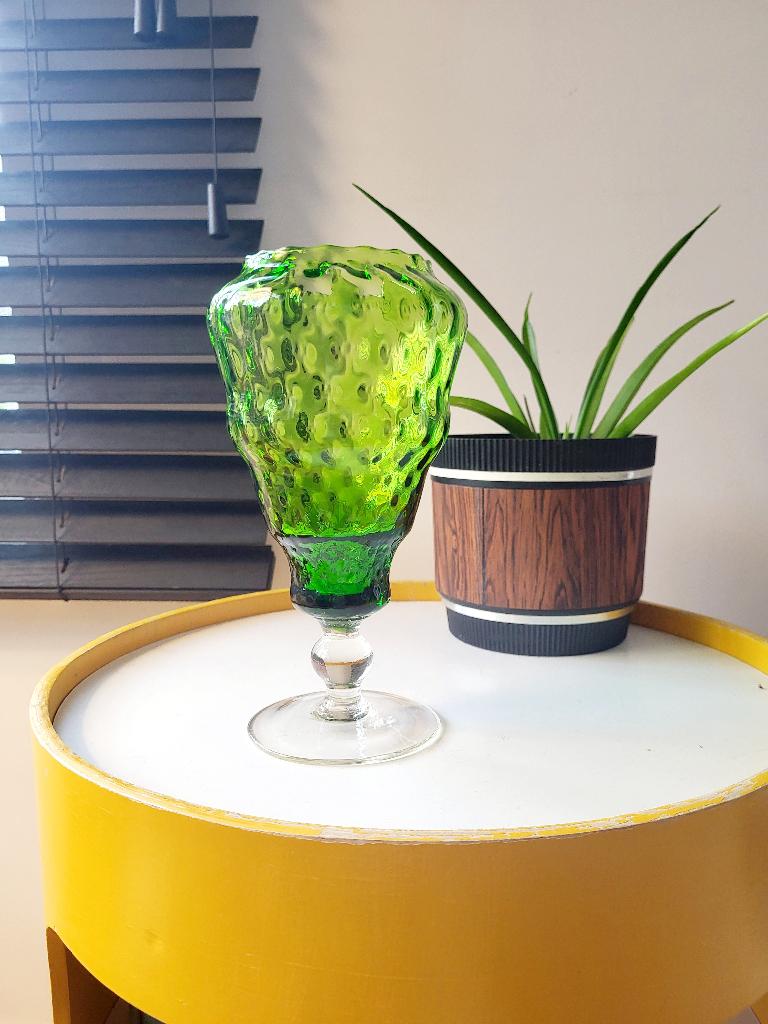 empoli glas vaas italy, Antiek en Kunst, Antiek | Glaswerk en Kristal, Ophalen of Verzenden