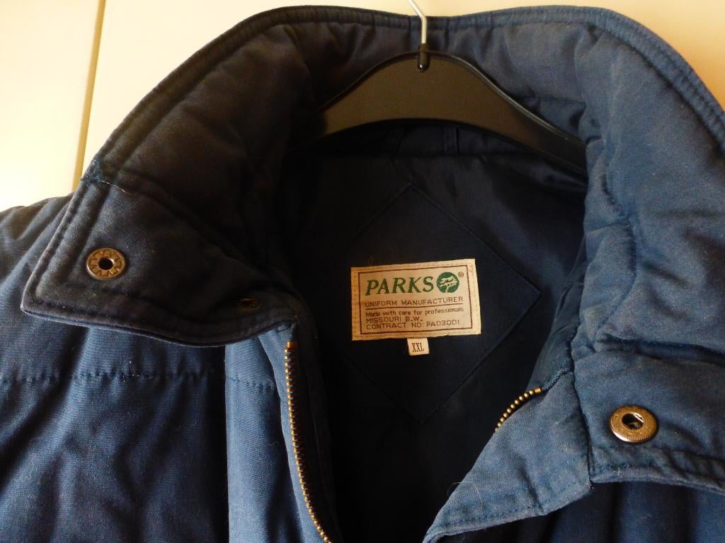 Mouwloze jas Parks T: XXL, Ophalen of Verzenden, Blauw