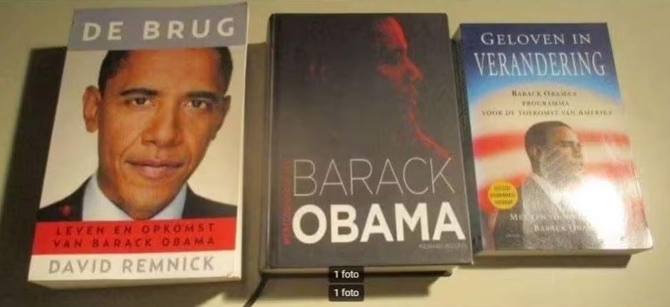 3 grands livres écrits par et sur Barack Obama, Enlèvement ou Envoi, Comme neuf