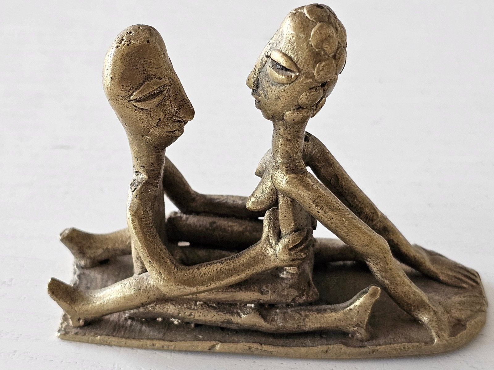 erotisch motief goud gewicht uit het midden van de 20e eeuw,, Ophalen of Verzenden