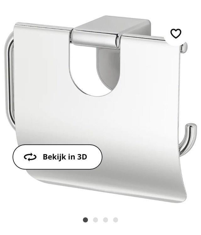 WC rol houder, Ophalen of Verzenden, Zo goed als nieuw, Grijs