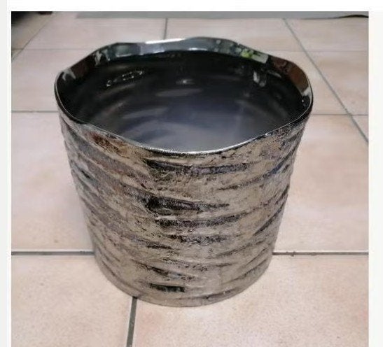 cache pot look chromé, Enlèvement