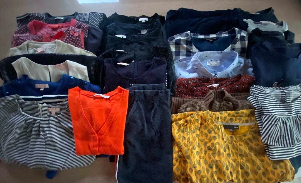 Kledingpakket 2 - maat 146/152 - 28 stuks, Kinderen en Baby's, Kinderkleding | Maat 146, Ophalen of Verzenden, Gebruikt, Meisje