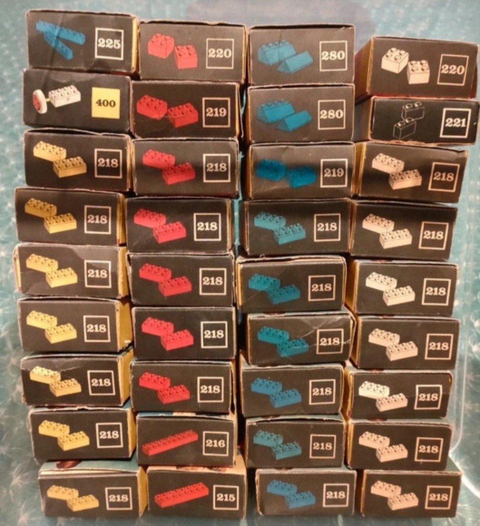 boîtes vide lego vintage, Enlèvement, Lego