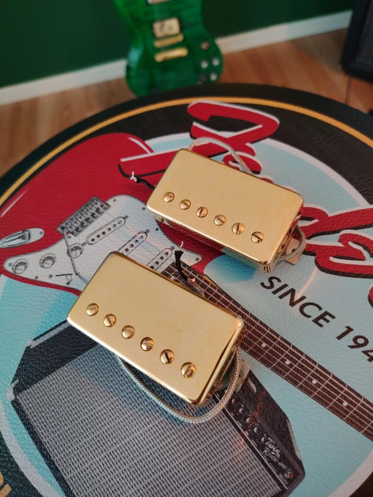 Steffsen Gitaar Pickups / Humbuckers (Handwound in België), Ophalen of Verzenden, Gebruikt, Elektrische gitaar