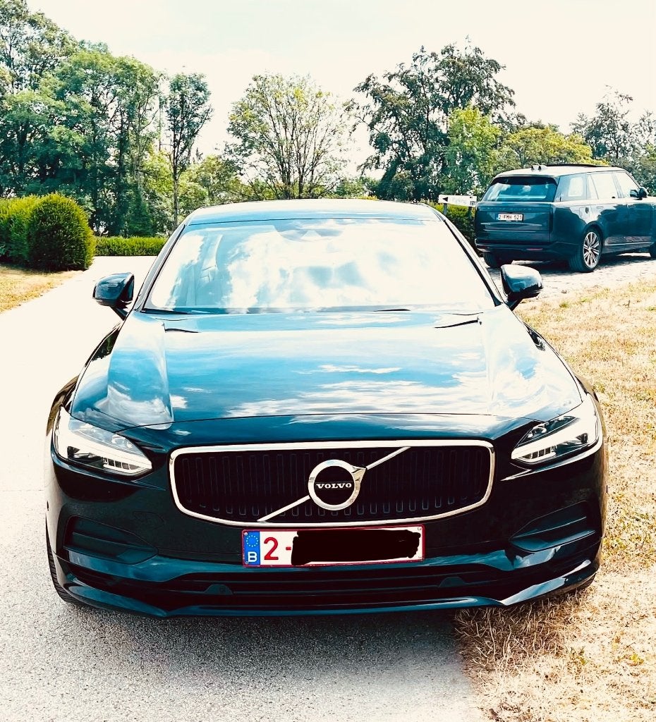 Volvo S90 D3 diesel 2018 leer 88000 km, Auto's, 4 deurs, Zwart, Leder, 1500 kg
