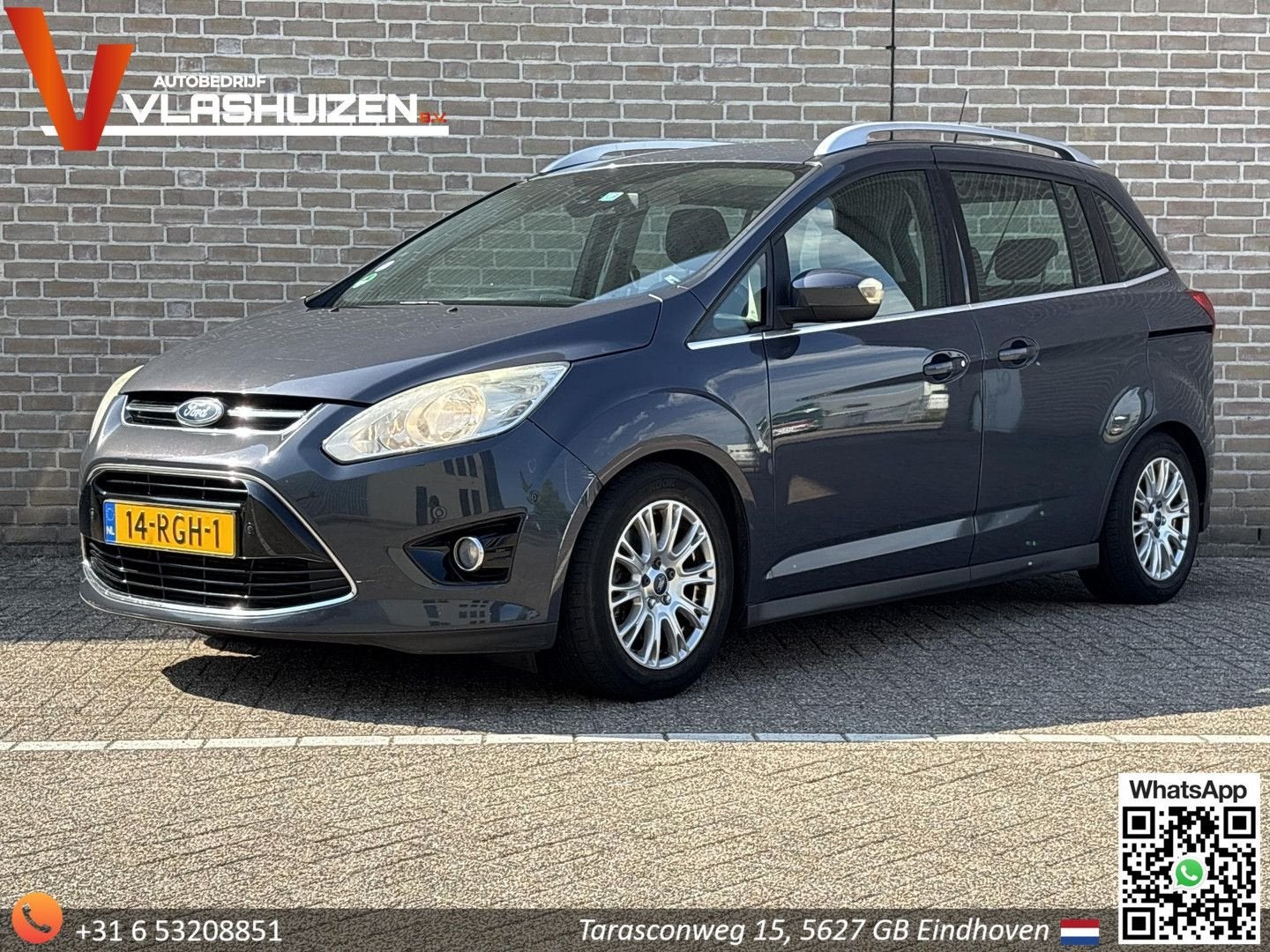 Ford Grand C-Max 1.6 SCTi Titanium 7p. | Cruise | Climate |, Auto's, Ford, Bedrijf, Grand C-Max, ABS, Alarm, Bluetooth, Centrale vergrendeling
