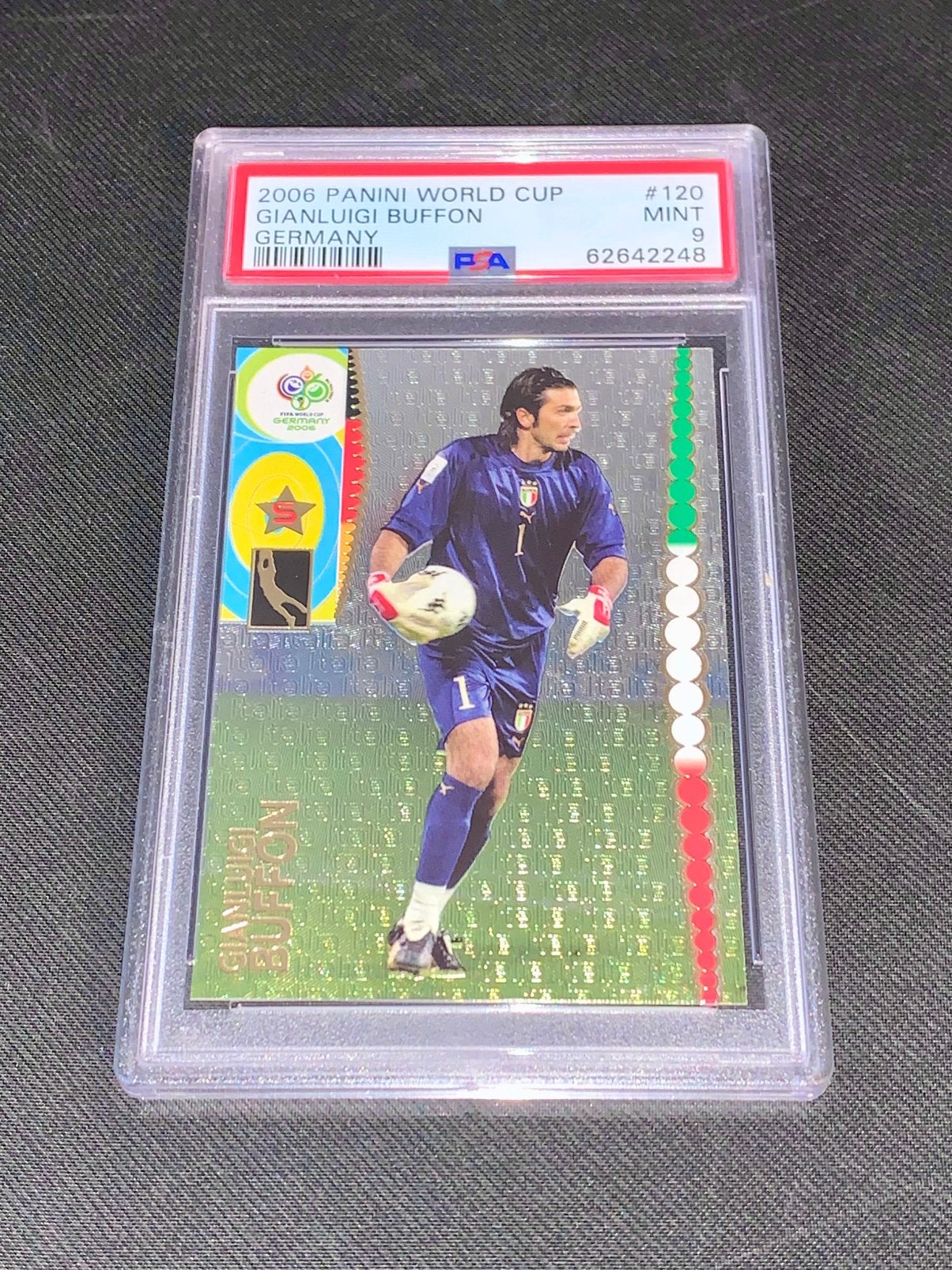 2006 PANINI WORLD CUP GIANLUIGI BUFFON GERMANY PSA 9 Card, Enlèvement ou Envoi, Comme neuf, Image