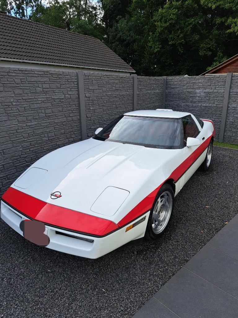Corvette C4 bj 1990. 49300km.  2de eigenaar., Automaat, Achterwielaandrijving, Wit, Leder