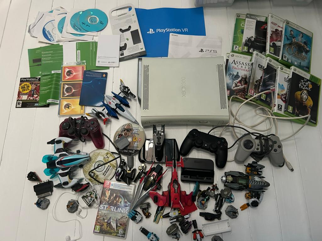 Zeer grote bundel met random videogame spullen, Enlèvement, Utilisé