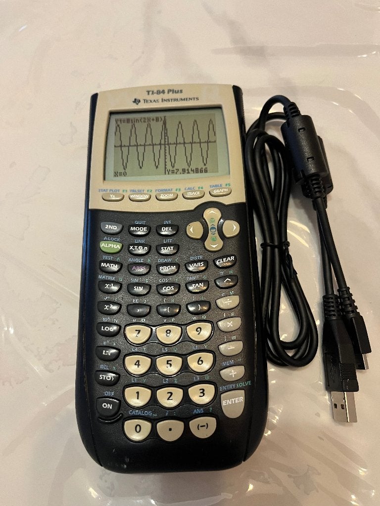 Texas instruments Ti-84 plus, Divers, Enlèvement ou Envoi, Calculatrices graphique, Utilisé
