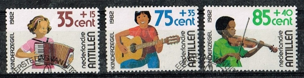 Timbres-poste de la Ned. Antilles - K 5547 - musique, Envoi, Non oblitéré
