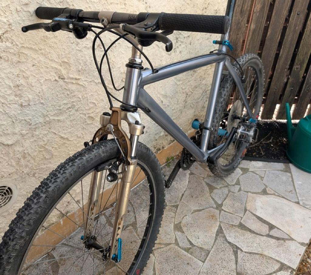 Vintage MTB 26" Verlicchi frame met Marzocchi Bomber Z2, Overige merken, Gebruikt, Velgrem, Ophalen of Verzenden