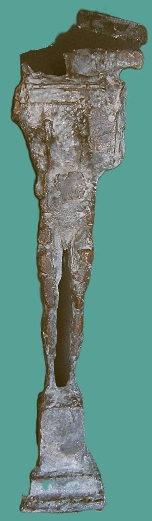 "Enkidu" - Paul Van Gijsegem (1935), Antiek en Kunst, Kunst | Beelden en Houtsnijwerken, Brutalistisch, Ophalen of Verzenden, Brons