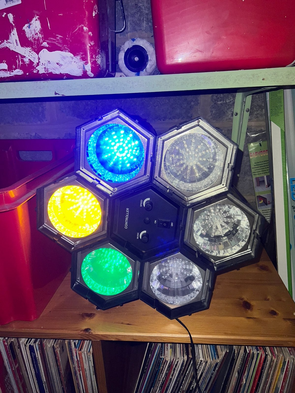 Disco verlichting, Muziek en Instrumenten, Ophalen, Zo goed als nieuw
