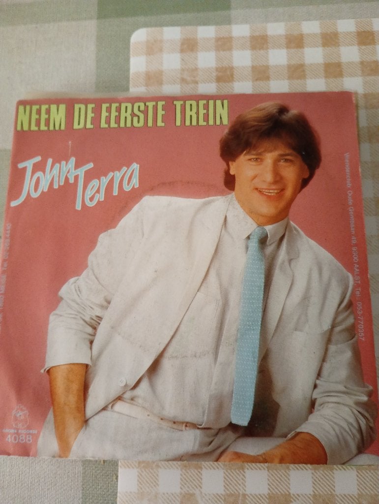 John Terra - Neem de eerste trein, Gebruikt, Verzenden, 7 inch, Fotohoes