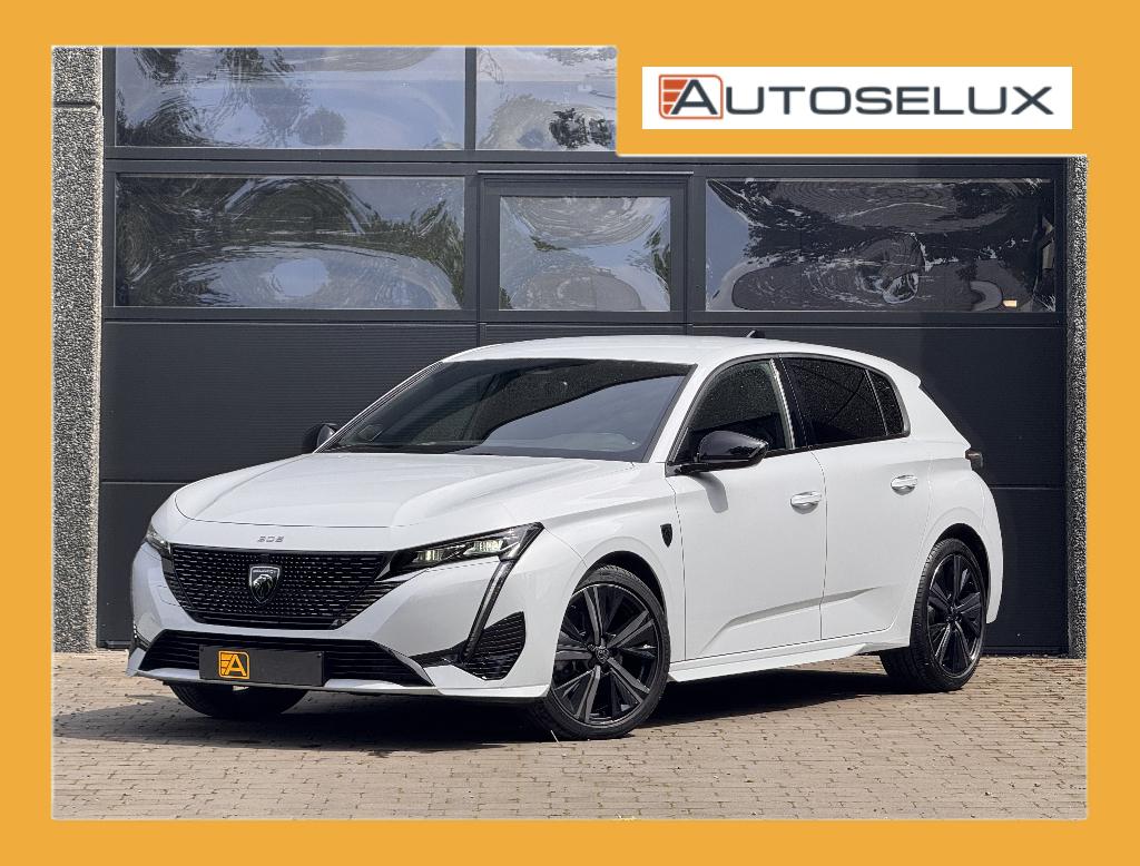 Peugeot 308 GT 1.5 BlueHDi 130 CV EAT8 / Mod. 25  *GARANTIE*, Auto's, Peugeot, 4 cilinders, Leder en Stof, Wit, Startonderbreker