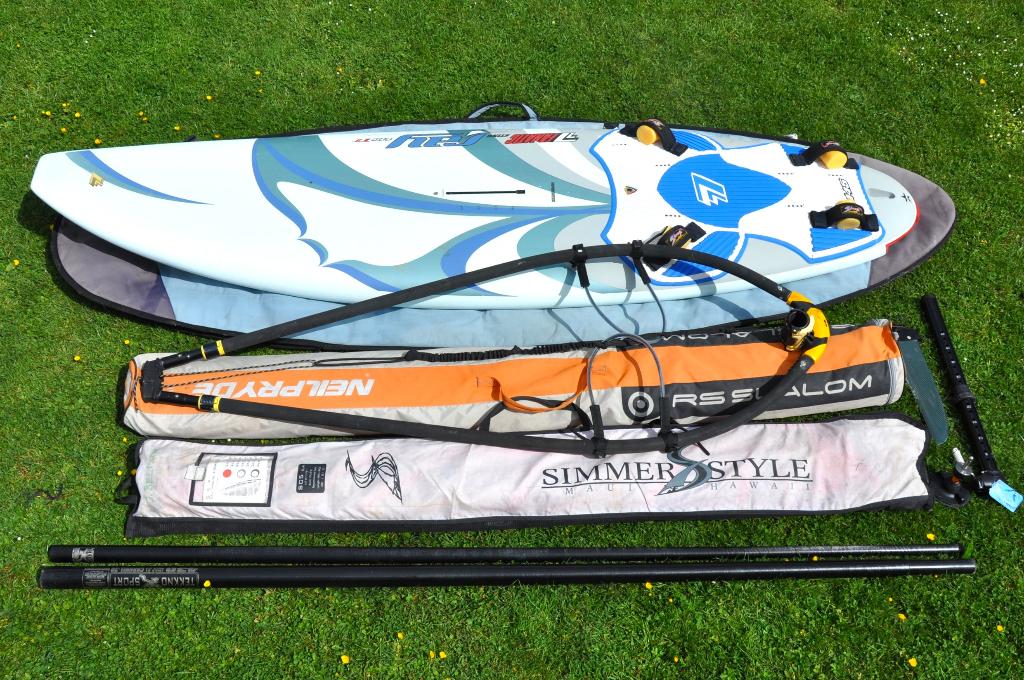 Fanatic Stingray 145 Freerace set, Ensemble complet, Fanatic, Avec rallonge de mât, Enlèvement